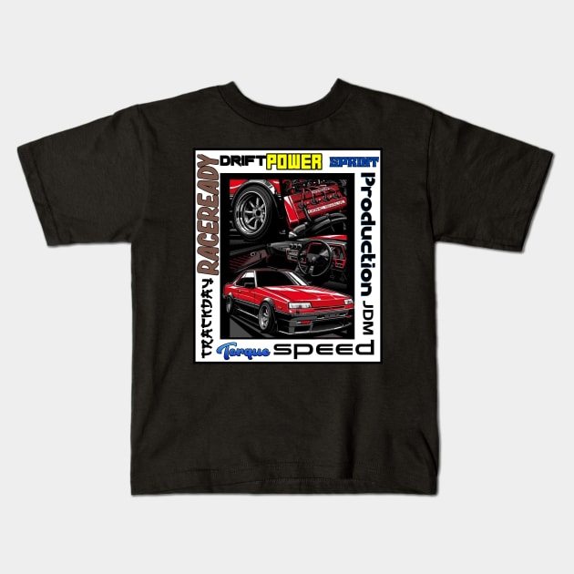 Race Maniac Kids T-Shirt by VM04